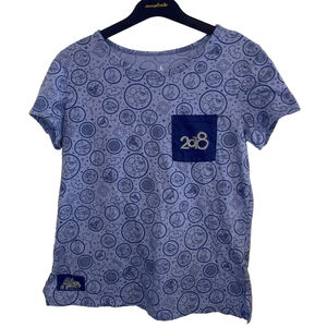 Women's Disney Parks Celebration T-Shirt Size M Blue